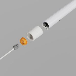 ไฟ LED เชื่อมต่อได้ รุ่นกันน้ำกันสนิม IP65 IK08 ให้แสงสว่าง 110lm/W สำหรับโรงงาน/คลังสินค้า  ระบบเปิด/ปิด  ค่า CRI สูง>80 มาตรฐาน CE RoHS - Product Image 3