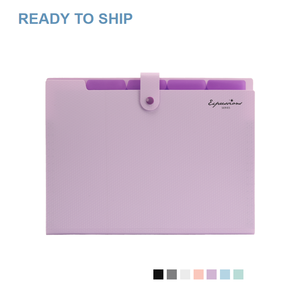 Xách tay 5-túi mở rộng tập tin thư mục đa-màu không thấm nước tài liệu tổ chức nút accordion hệ thống A4 chất kết dính tập tin Túi - Product Image 1