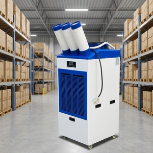 เครื่องปรับอากาศแบบเคลื่อนย้ายได้สำหรับอุตสาหกรรม 25000 BTU รุ่น Spot Cooler ใช้สารทำความเย็น R32/R410a พร้อม c/ ℉   จอแสดงผลสำหรับโรงงานประกอบครัวแบบเคลื่อนย้ายได้ - Product Image 1