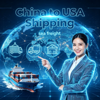 Service de fret maritime en conteneurs FCL pour Amazon FBA, marchandises en vrac avec manipulation et assurance des marchandises dangereuses