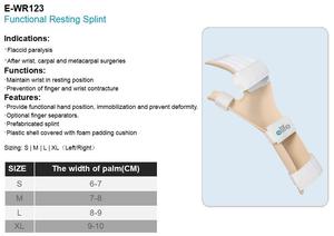 E-Life E-WR123 Pols Carpale En Middenhandsoperaties Na Plastic Functionele Rustspalk - Product Image 3