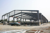 Construction en acier entrepôt préfabriqué Chine structure en acier hangar galpon métal prefabricado