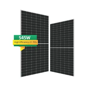 Manufacture free shipping mono solar panels 545w 550w PV module for solar photovoltaic panel system home solar energy system