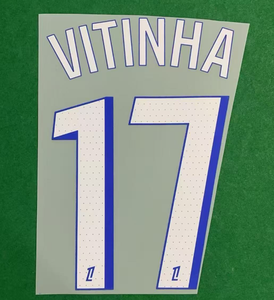 Parches Termoadhesivos con Nombre y Número de Lees Kang-in VITINHA para Camisetas de Fútbol, 2025 2026 - Product Image 2