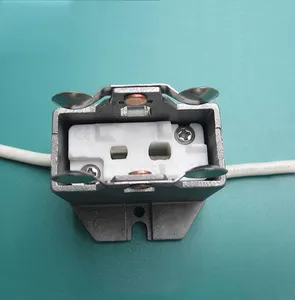 Portalámparas GY9 de cerámica y aluminio de alta calidad, gy9,5, 5 enchufes de luz, 250V, 350T, HID o LED