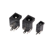 NOUVEAU DC005 Prise d'alimentation DC mâle et femelle 5.5-2.1/2.5mm Connecteur à trou rond 3.5-1.35mm