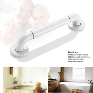مسند ذراع للمرحاض الآمن من غير القابل للصدأ لذوي الاحتياجات الخاصة ، قضبان استحمام/حوض استحمام ، قبضة مانعة للانزلاق ، مقابض لكبار السن - Product Image 2