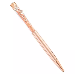 High-quality Good-<strong>looking</strong> Metal Colored Flower Ballpoint <strong>Pen</strong> Hot Sales Can Be Customized logo