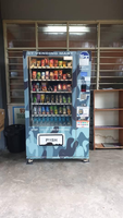 Mesin penjual otomatis industri harga pabrik mesin penjual koin makanan ringan dan minuman