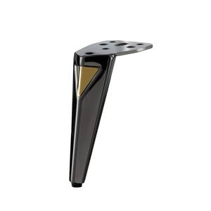 Patas de sofá de Metal plateado negro de 7 pulgadas, patas de sofá de cama de hierro fundido, 4 Uds., sillón reclinable eléctrico de Metal, reposacabezas ajustable, patas de tela, sofá - Product Image 1