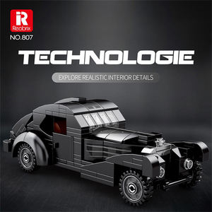 Reobrix 807 1:24 DIY coche deportivo DaytoAtlantic Supercar modelo MOC ladrillos carrera coche modelo bloque de construcción ciudad vehículo Juguetes - Product Image 2
