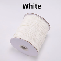 Cordon tressé multicolore en cuir PU ciré de 2,5 mm personnalisé pour étiquettes, colliers et fabrication de bijoux
