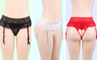 Vente en gros d'usine, culotte en dentelle blanche super délicate et sexy, ourlet avec bordure à volants, sous-vêtements pour femmes