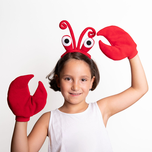 Divertido disfraz <span class=keywords><strong>de</strong></span> <span class=keywords><strong>cangrejo</strong></span> <span class=keywords><strong>de</strong></span> Halloween, diadema <span class=keywords><strong>de</strong></span> ojos y kit <span class=keywords><strong>de</strong></span> garras <span class=keywords><strong>de</strong></span> <span class=keywords><strong>cangrejo</strong></span> <span class=keywords><strong>rojo</strong></span> para <span class=keywords><strong>foto</strong></span> <span class=keywords><strong>de</strong></span> niños - Product Image 1