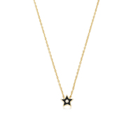 Collar de Plata de Ley 925 con Baño de Oro y Esmalte de Signo Zodiacal para Mujer, Diseño Único y Moderno, Venta al por Mayor OEM ODM