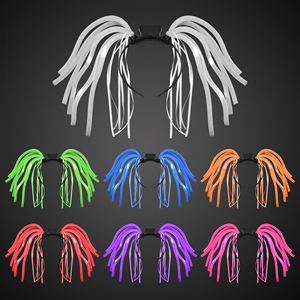 Bandeau LED Lumineux pour Dreadlocks, Accessoire Cheveux Clignotant pour Enfants et Adultes, Idéal pour Anniversaires, Carnavals, Fêtes, Fournitures en Gros - Product Image 2