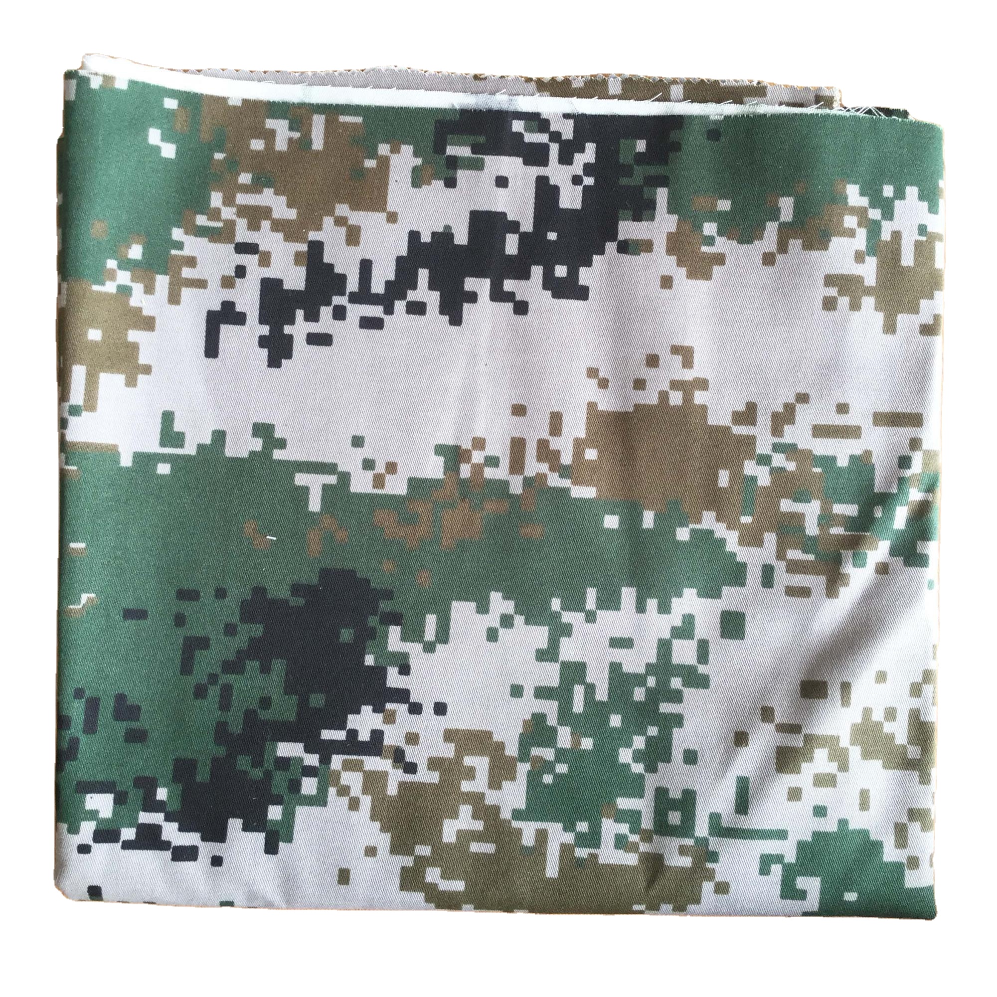 Армейская ткань из полиэстера и хлопка с камуфляжным принтом