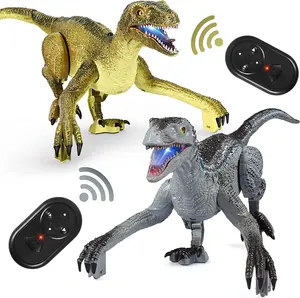 LED 조명과 으르렁 거리는 소리가있는 RC 공룡 걷기 어린이를위한 뜨거운 판매 원격 제어 공룡 장난감
