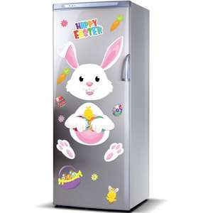 Best-Selling Easter Bunny Fridge Magnet Elegant Bunny Egg Design <b>for</b> Holiday Parties Home/Cabinet Decorations Made Durable Paper - Product Image 3