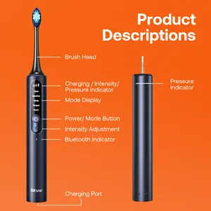 Bitvae BV S3 Midnight Blue Electric Toothbrush With Blue Tooth APP