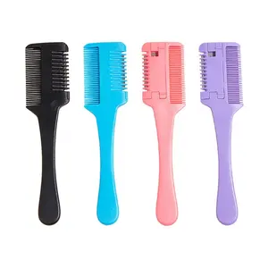 Private label hot sale hair straightener comb double-sided trim hair styling comb hairdressing hair combs