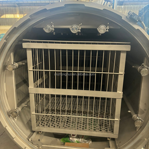 معقمة للمشروبات المعلبة بالبخار والنقانق والأغذية/معوجة الأوتوكلاف من السردين/معقم بضغط عالي ودرجة حرارة عالية - Product Image 2