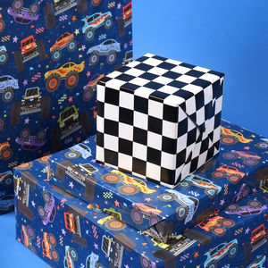 Custom Eco-Friendly Recyclable Marble <b>Pattern</b> Art <b>Paper</b> Roll Double-Sided Coated PE Waterproof Digital Printing Gift Packaging - Product Image 4