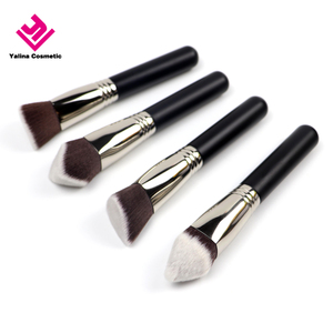 Mới Sáng Tạo Ba Chiều Sang Trọng Ống Đồng <span class=keywords><strong>3D</strong></span> 4D Lỏng Kabuki Nền Tảng Bàn Chải Tạo Nên Độc Đáo Trang Điểm Phẳng Bàn Chải - Product Image 5