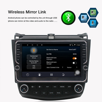 Autoradio Android 4G 64G 2 din pour Honda Accord 7 2002-2008, lecteur DVD multimédia vidéo stéréo, DSP GPS RDS carplay 4G sim