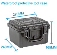 Boîtier en plastique de protection rigide et étanche pour le stockage d'outils Gestion pratique des équipements