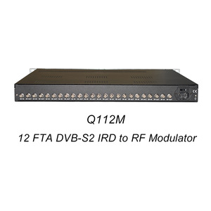 (Q112M) Transmodulateur 12 tuners FTA DVB-S2 DVB-T2 vers DVB-T pour système TV par câble coaxial, prend en charge T2MI et <span class=keywords><strong>Multistream</strong></span> - Product Image 3