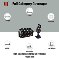 Ropen Trainer Unités de rangement individuelles sur pied, conception de base compacte, équipement professionnel pour installations de fitness YJCJ FITNESS