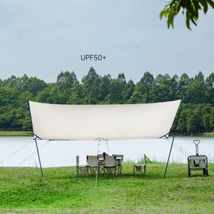 Tấm Bạt Cắm Trại Tấm Bạt Che Nắng Chống Nước Hình Ruồi Mưa Võng Di Động Tấm Bạt - Product Image 4