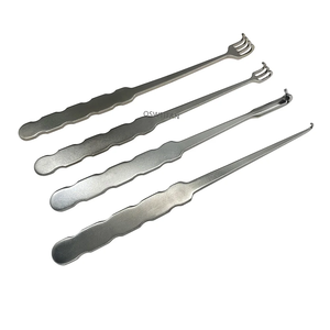 Retractores Retractor de piel Gancho de tracción 185mm de largo Instrumentos quirúrgicos ortopédicos de acero inoxidable - Product Image 2