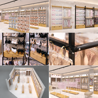 Présentoir Moderne Double Face pour Sous-vêtements, Montage Facile, Portant sur Pied, Idéal pour Lingerie et Boutiques de Vêtements