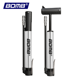 BOMB Aluminum Bicycle Pump High Pressure 130-160PSI Manual Air Inflator for Cycling with <b>Valve</b> Adapter - Product Image 1