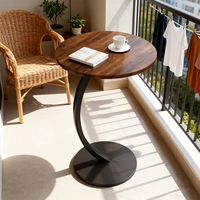 Table à manger moderne minimaliste en plastique, portable, 2 places, multifonctionnelle, avec étagère de rangement, imperméable, écologique, pour appartement, hôtel