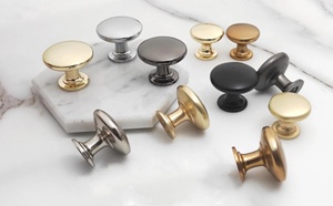 Zinc Alloy Solid Modern Furniture Hardware Round Cupboard <strong>Rose</strong> <strong>Gold</strong> Mushroom <strong>Knob</strong> - Product Image 4
