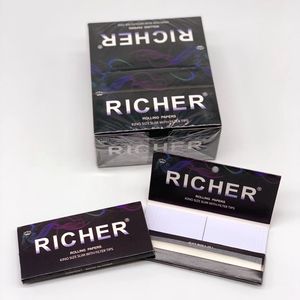 Papel de liar de cáñamo blanco refinado de marca con filtros de goma arábiga natural sin blanquear, estilo sencillo, OEM para accesorios - Product Image 6