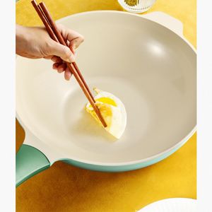 Juego de <span class=keywords><strong>Sartenes</strong></span> Antiadherentes No Tóxicas, Juego de Utensilios de Cocina de <span class=keywords><strong>Aluminio</strong></span> con Revestimiento Cerámico, Ollas con Fondo de Inducción, <span class=keywords><strong>Sartenes</strong></span> Profundas para Freír - Product Image 2