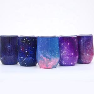 Meilleure vente sur <span class=keywords><strong>Amazon</strong></span> de gobelet à bière 12oz en forme d'œuf en acier inoxydable isolé à double paroi avec couvercle sans BPA - Product Image 3