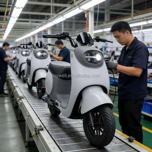 Scooter électrique Citycoco 45 km/h 400W, moto électrique à deux roues avec pédales - Product Image 4