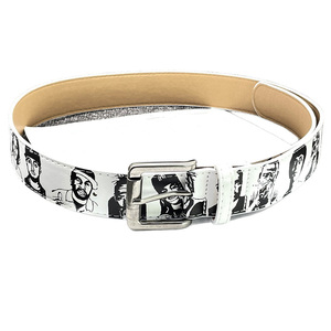 Nuevo Cinturón de Cuero Pintado a Mano con Diseño Vintage, Cinturón de Moda Retro Unisex Y2k para Hombre y Mujer - Product Image 3