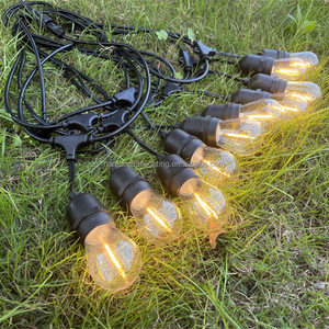 S14 <span class=keywords><strong>48ft</strong></span> 10m LED Edison Cadena de luces Iluminación de vacaciones de Navidad para exteriores e interiores para jardín Clasificación IP65 - Product Image 3