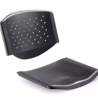 Ensemble siège et dossier de chaise en plastique, coque de chaise ventilée en PP