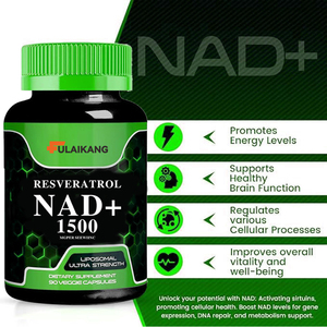 Integratore Premium NAD+ 1500mg Resveratrolo a Forma di Orsetto per Salute Cerebrale, Vitalità e Supporto Cellulare, 2 Capsule al Giorno, OEM Privato - Product Image 3