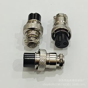 Conector de Aviación GX16 con Pin Curvo, Aleación de Zinc, Niquelado, Contacto de Cobre Plateado para PCBs - Product Image 2