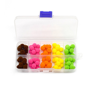 NOUVEAU OEM 20 pièces/boîte Matériaux <span class=keywords><strong>de</strong></span> pêche à la mouche en forme d'œufs <span class=keywords><strong>de</strong></span> <span class=keywords><strong>poisson</strong></span> artificiels 10mm Boules douces et moelleuses pour leurres <span class=keywords><strong>de</strong></span> pêche à la mouche - Product Image 5