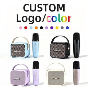 Système de karaoké Oudiobop avec haut-parleur Bluetooth, cadeau créatif pour enfants, son stéréo haute fidélité, <span class=keywords><strong>musique</strong></span> de voyage - Product Image 3