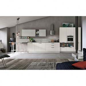 Meubles de cuisine blancs de style shaker, prix d'usine, designs modernes d'armoires de cuisine, armoire de rangement pour garde-manger - Product Image 1